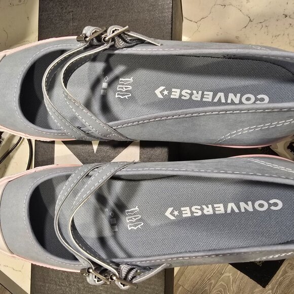 Woman's Shoes Converse Chuck Taylor All Star Dainty Mary Jane Ballet Blue Sz 6.5 - Picture 7 of 14